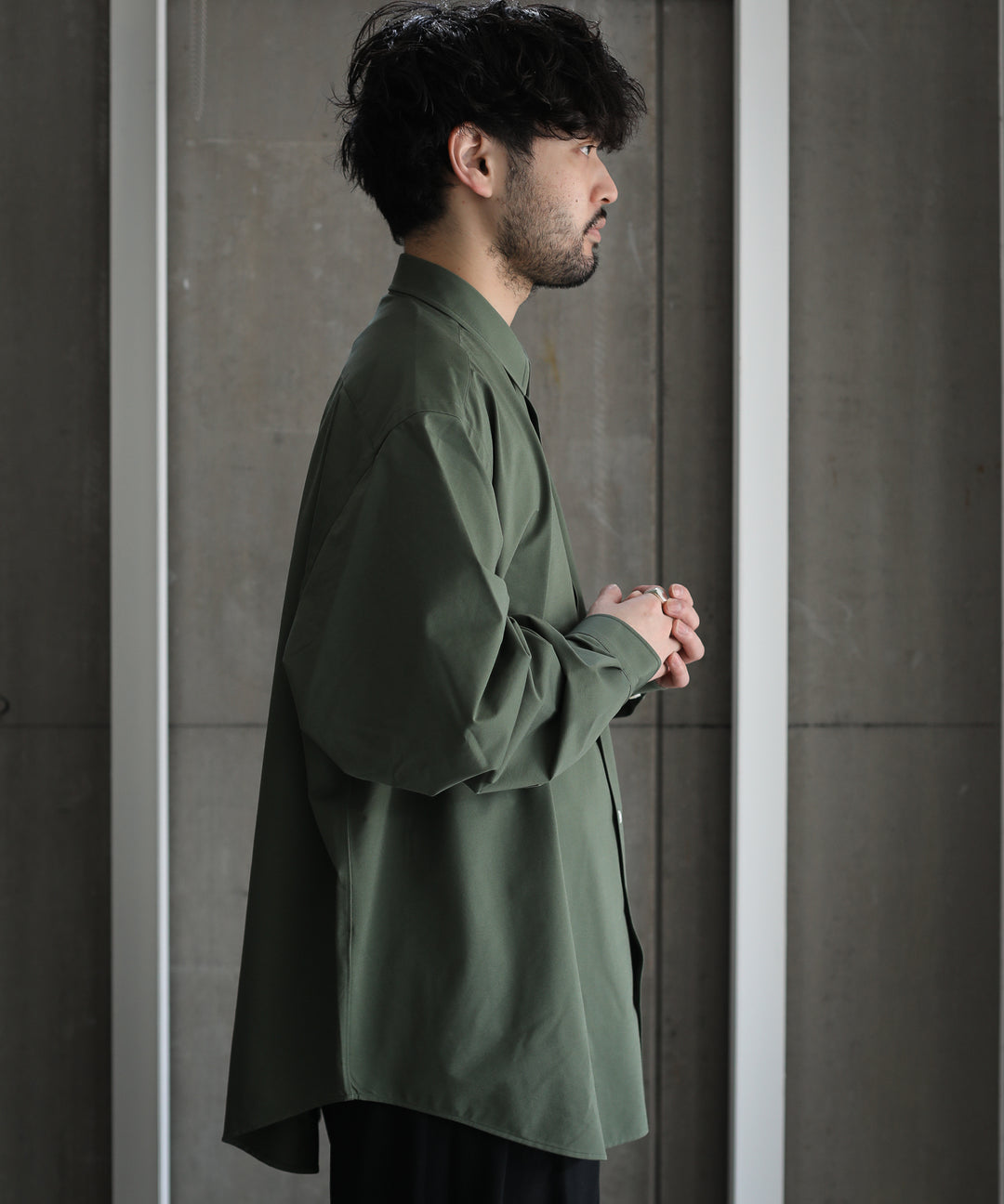KANEMASA カネマサのドレスニットシャツ GREEN session福岡セレクトショップの通販サイト