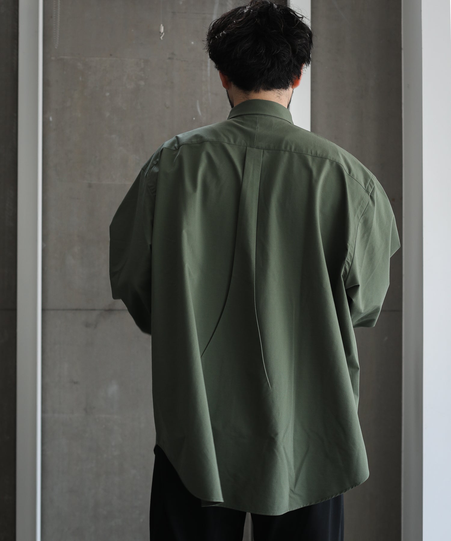 KANEMASA カネマサのドレスニットシャツ GREEN session福岡セレクトショップの通販サイト