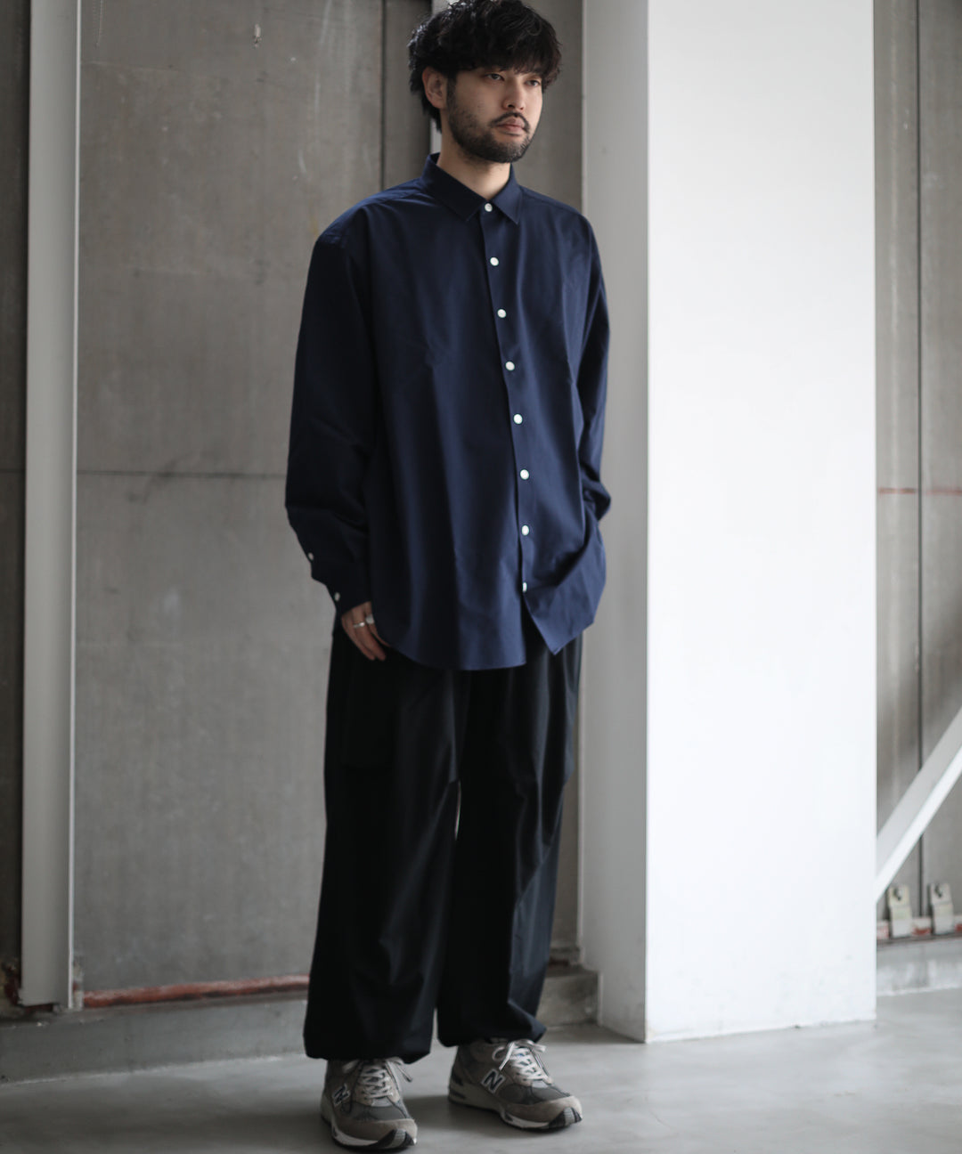 KANEMASA カネマサのドレスニットシャツ NAVY session福岡セレクトショップの通販サイト