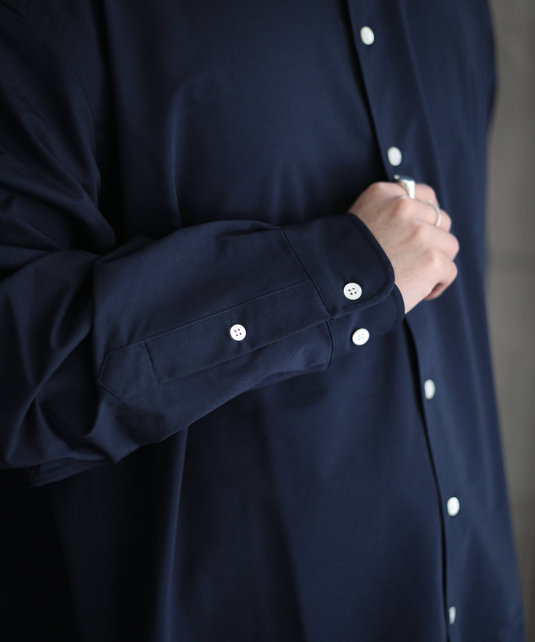 KANEMASA カネマサのドレスニットシャツ NAVY session福岡セレクトショップの通販サイト