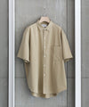【KANEMASA】ROYAL OX DRESS KNIT SHIRT  SHORT SLEEVE - BEIGE