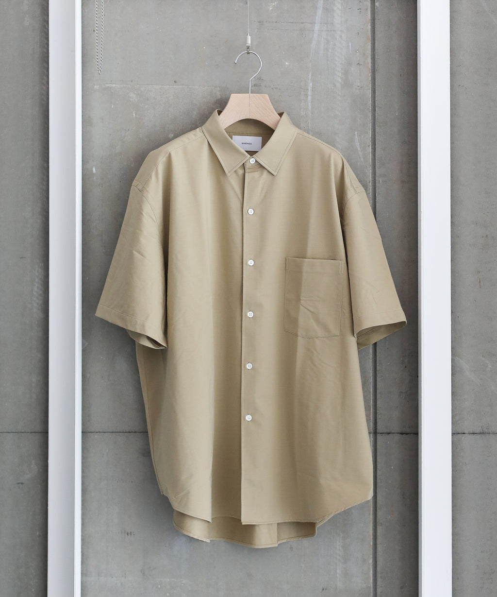 KANEMASA カネマサ ROYAL OX DRESS KNIT SHIRT SHORT SLEEVE - BEIGE の公式通販サイト sessionセッション福岡セレクトショップ