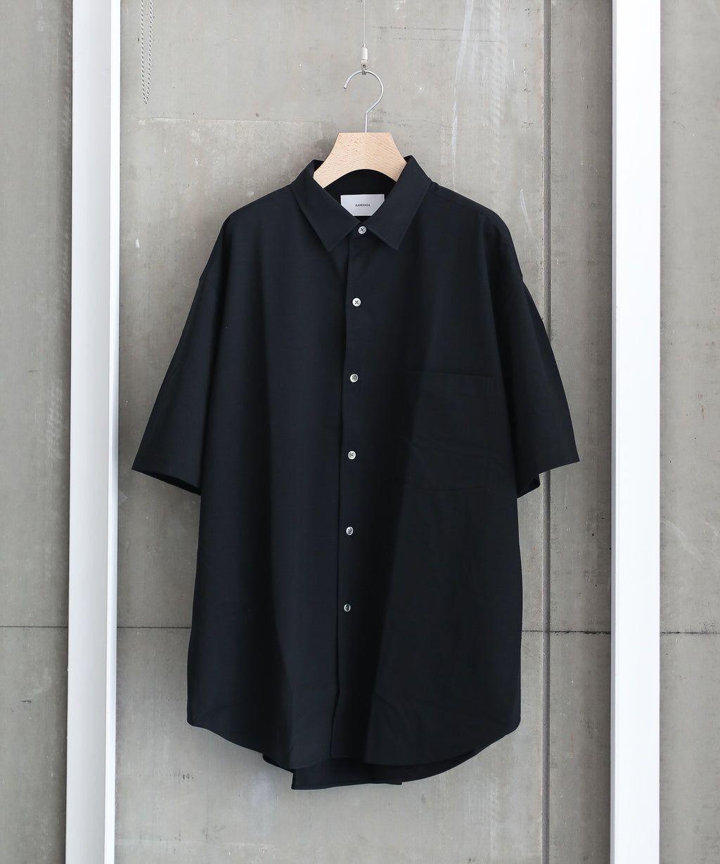 KANEMASA カネマサ ROYAL OX DRESS KNIT SHIRT SHORT SLEEVE - BLACK の公式通販サイト sessionセッション福岡セレクトショップ