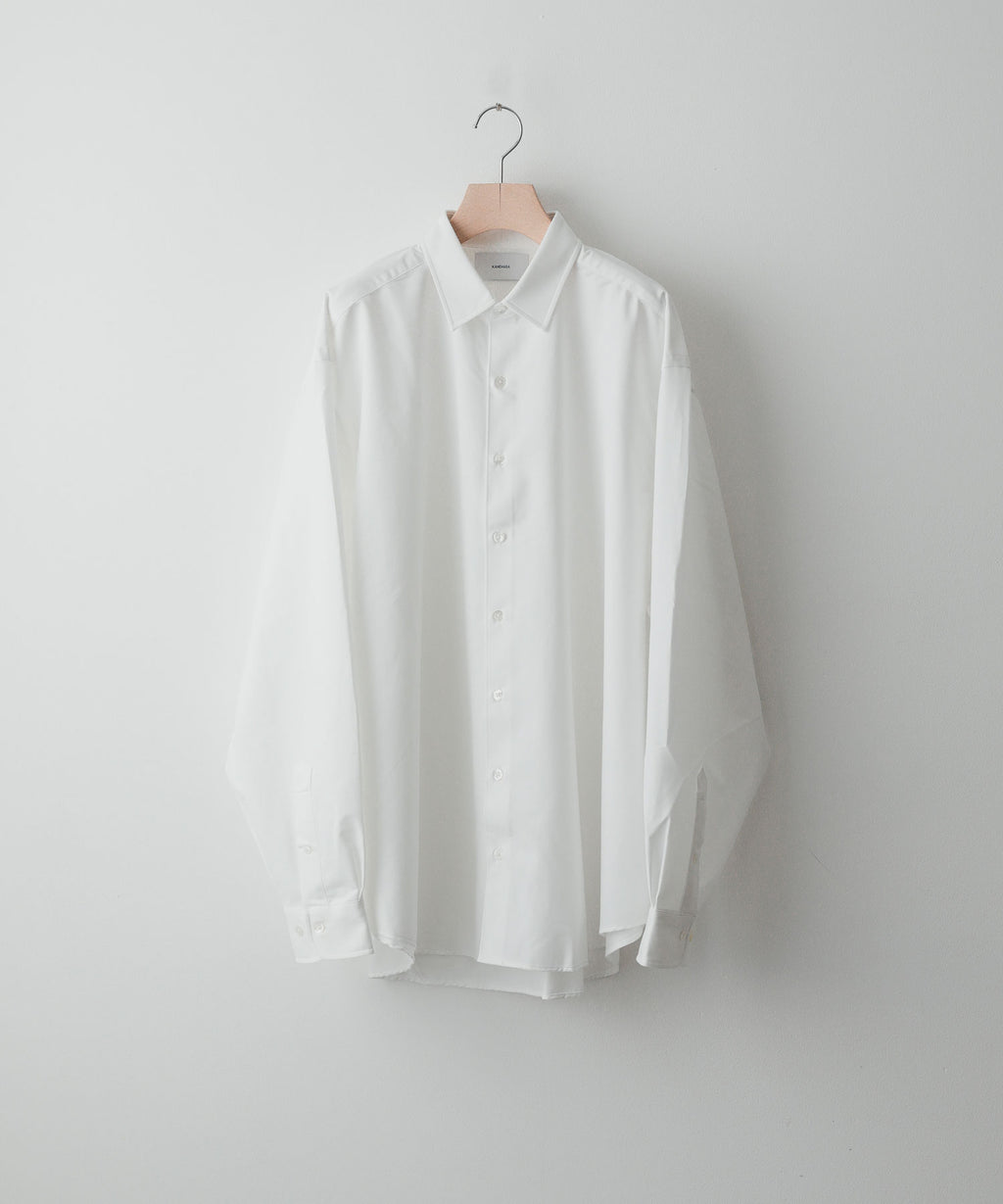 【KANEMASA】ROYAL OX DRESS KNIT SHIRT LOOSE FIT - WHITE