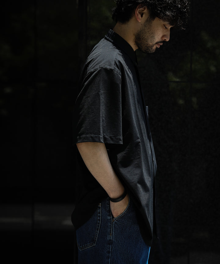 KANEMASA カネマサ ROYAL OX DRESS KNIT SHIRT SHORT SLEEVE - BLACK の公式通販サイト sessionセッション福岡セレクトショップ