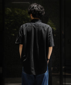 KANEMASA カネマサ ROYAL OX DRESS KNIT SHIRT SHORT SLEEVE - BLACK の公式通販サイト sessionセッション福岡セレクトショップ