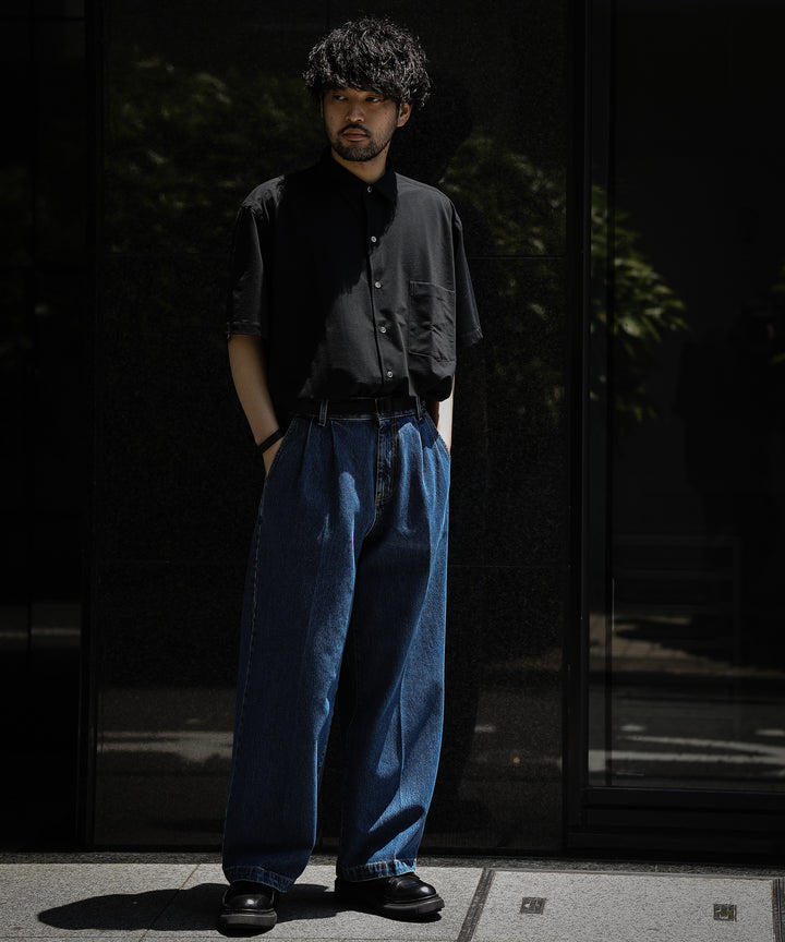KANEMASA カネマサ ROYAL OX DRESS KNIT SHIRT SHORT SLEEVE - BLACK の公式通販サイト sessionセッション福岡セレクトショップ