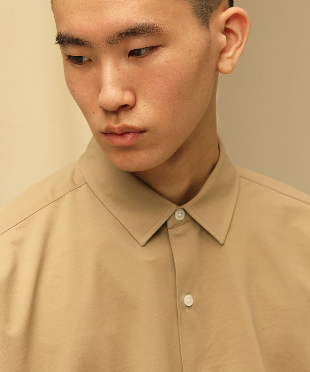 KANEMASA カネマサのドレスニットシャツ BEIGE session福岡セレクトショップの通販サイト