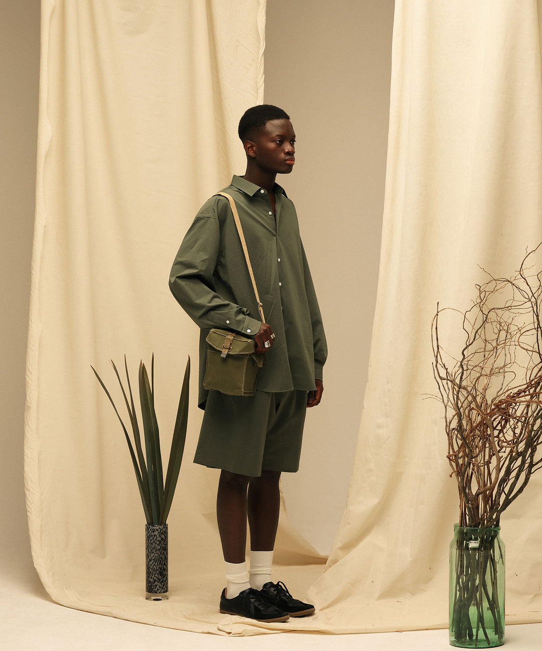 KANEMASA カネマサのドレスニットシャツ GREEN session福岡セレクトショップの通販サイト