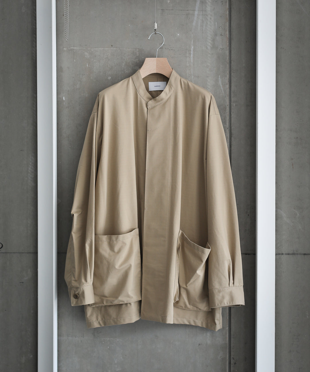 【KANEMASA】TYPEWRITER KNIT TECHNO COVERALLS - BEIGE