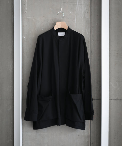 【KANEMASA】TYPEWRITER KNIT TECHNO COVERALLS - BLACK