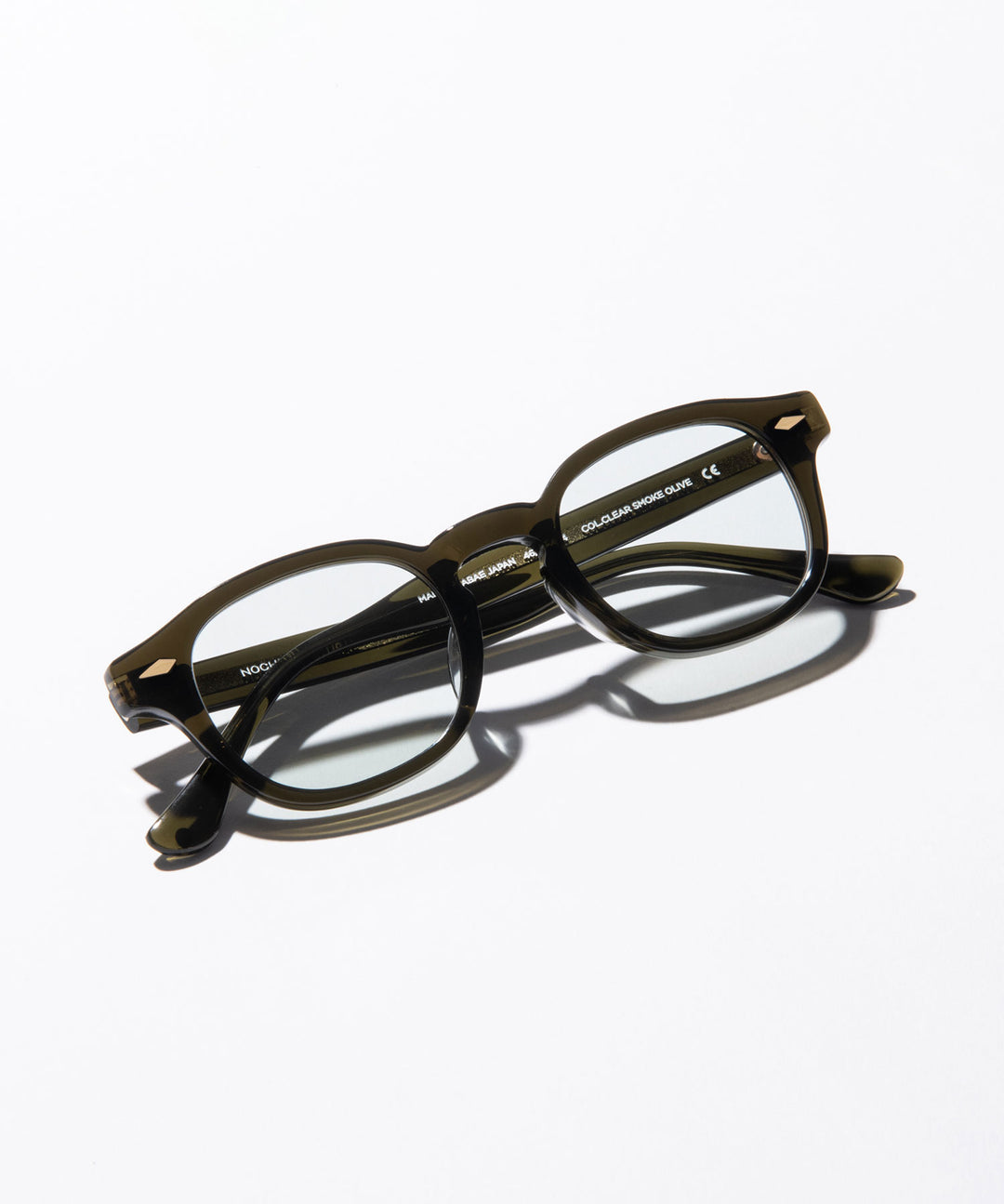 NOCHINO OPTICAL ノチノオプティカル NOCHINO クリアオリーブのフレームの調光レンズモデル