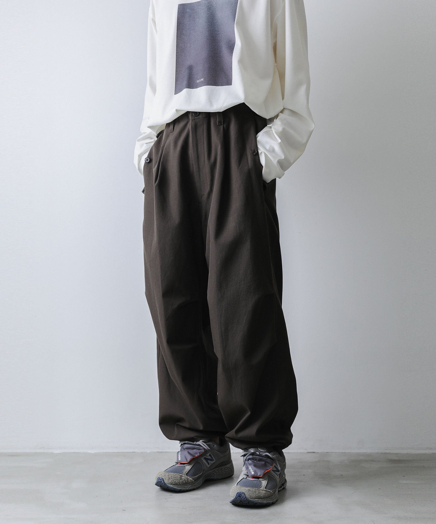 stein 22ss Military Wide Over Trousers-