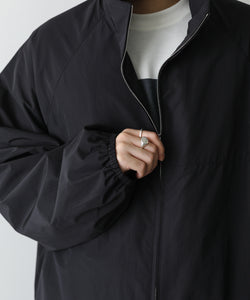 stein Oversized Windbreaker jacket BLACK-