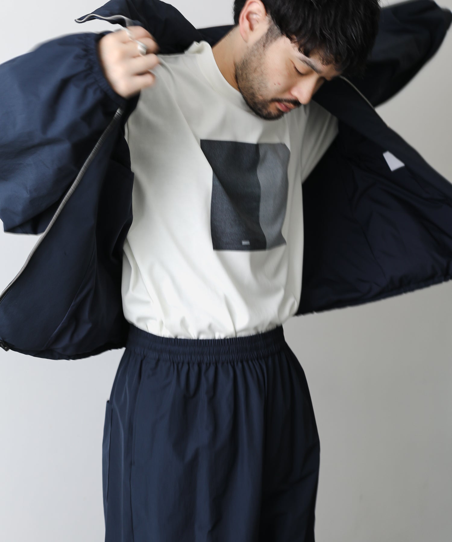 stein 22aw】wide easy wind breaker-