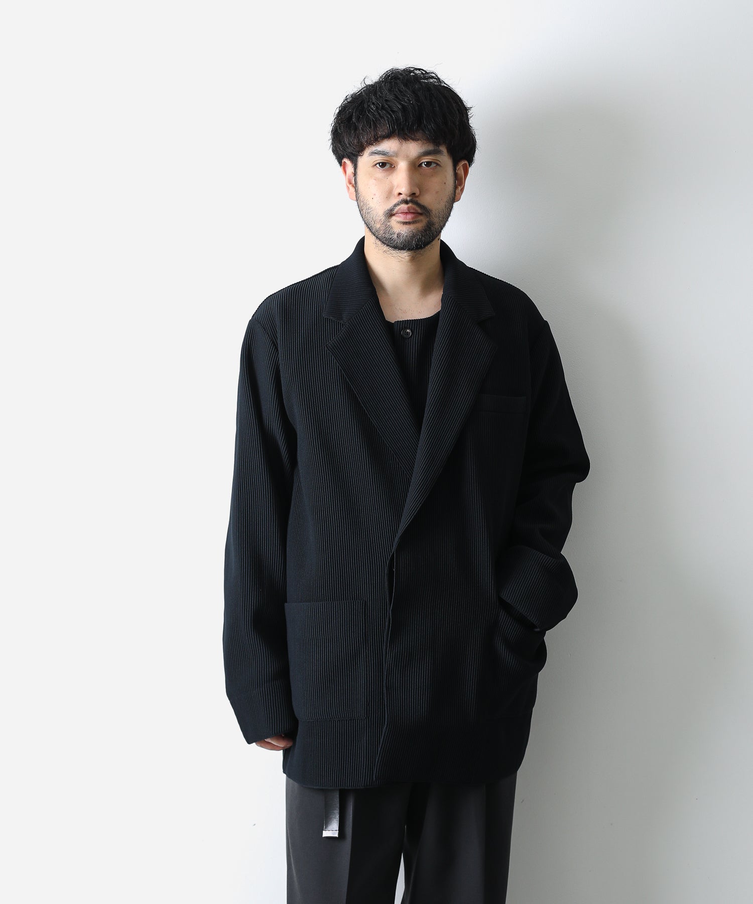 stein GRADATION PLEATS JACKET プリーツジャケット-