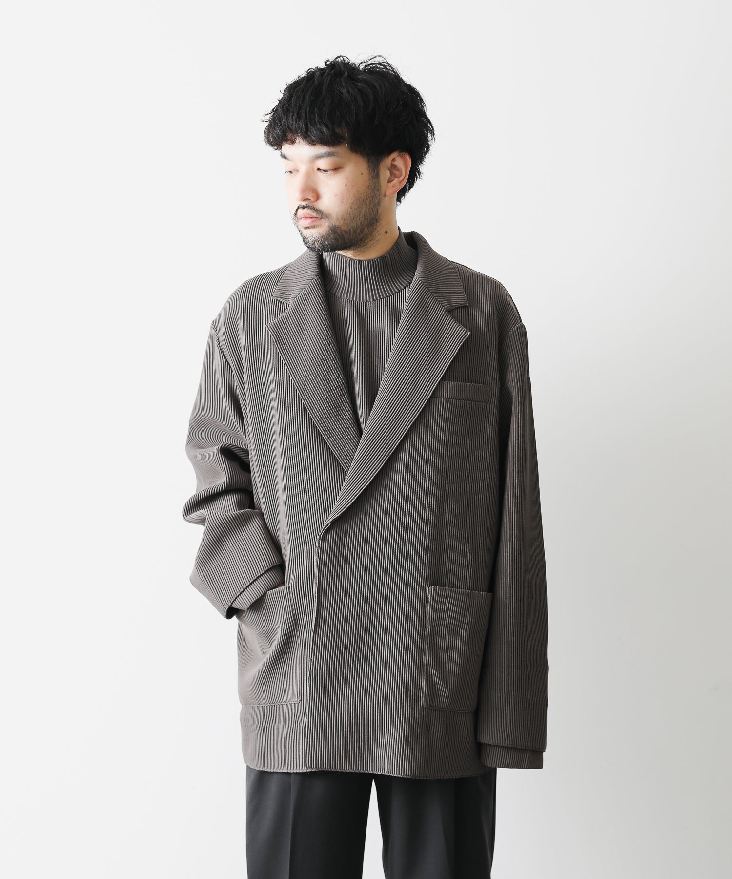 stein】OVERSIZED GRADATION PLEATS JACKET | 公式通販サイト session