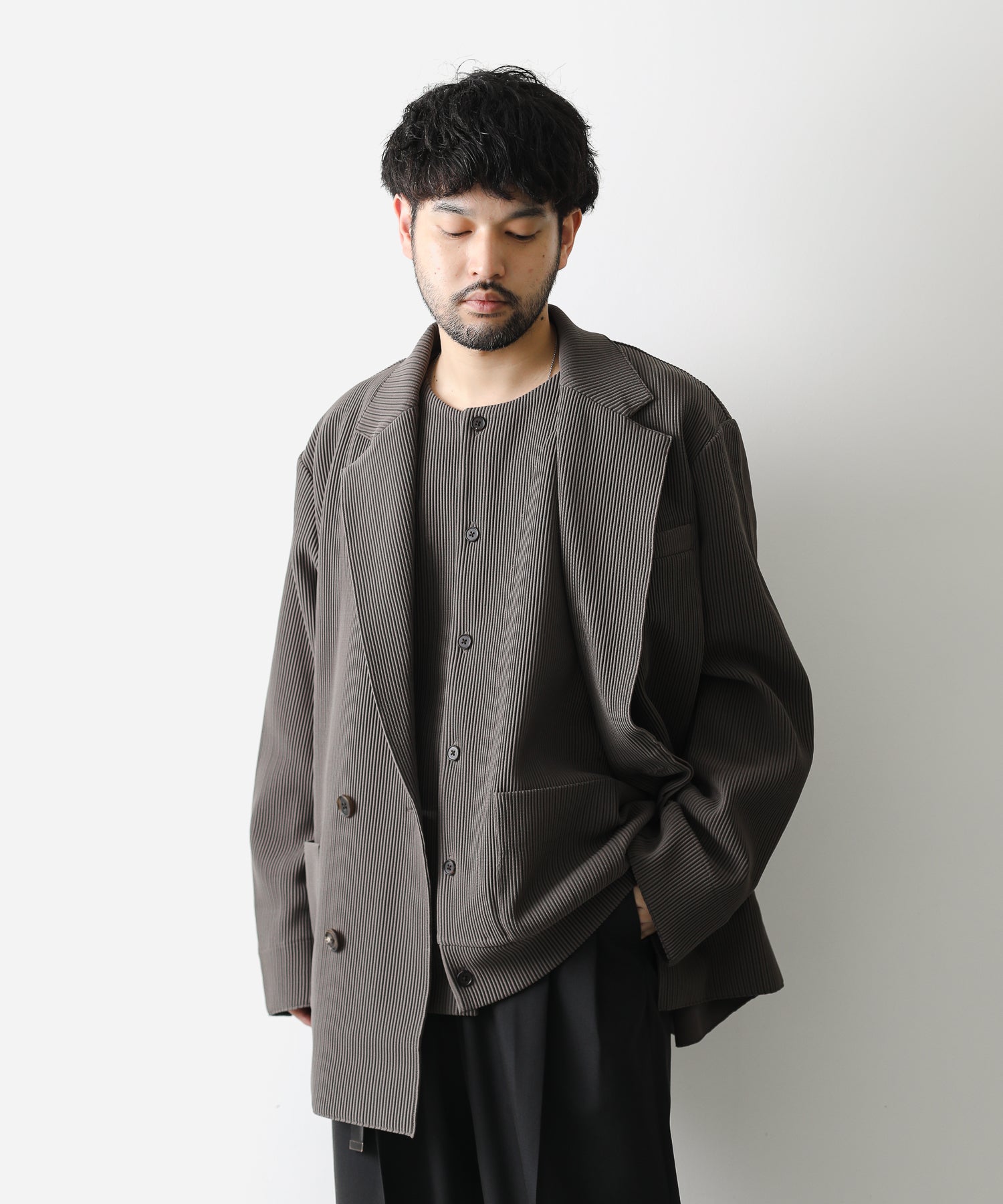 stein】GRADATION PLEATS CARDIGAN | 公式通販サイト session(セッション)