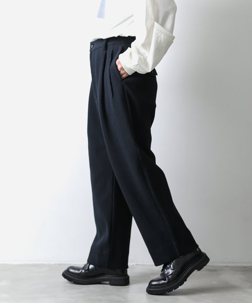 stein】GRADATION PLEATS WIDE TROUSERS | 公式通販サイト session