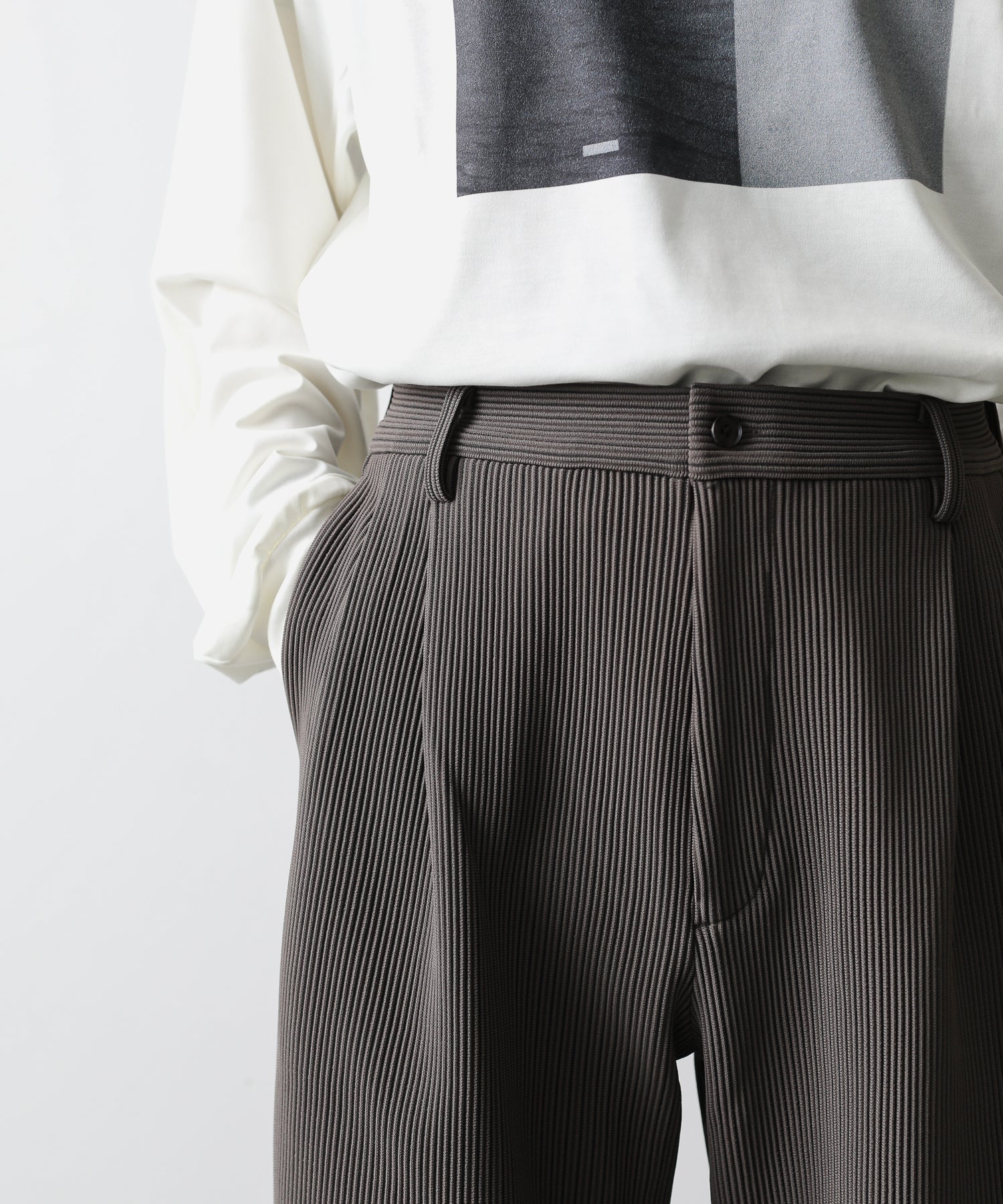 steinGRADATION PLEATS WIDE TROUSERS   公式通販サイト session