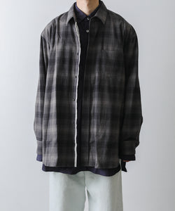 stein】OVERSIZED LAYERED FLANNEL SHIRT | 公式通販サイト session