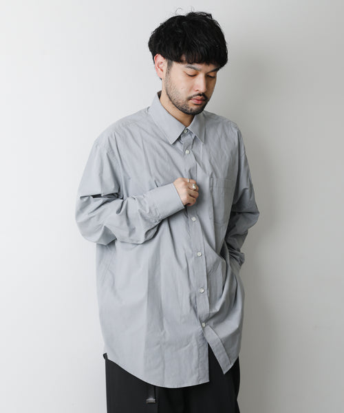 stein / OVERSIZED STANDARD SHIRT DB.GREY