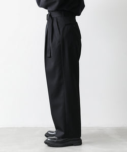 stein】BELTED WIDE STRAIGHT TROUSERS | 公式通販サイト session