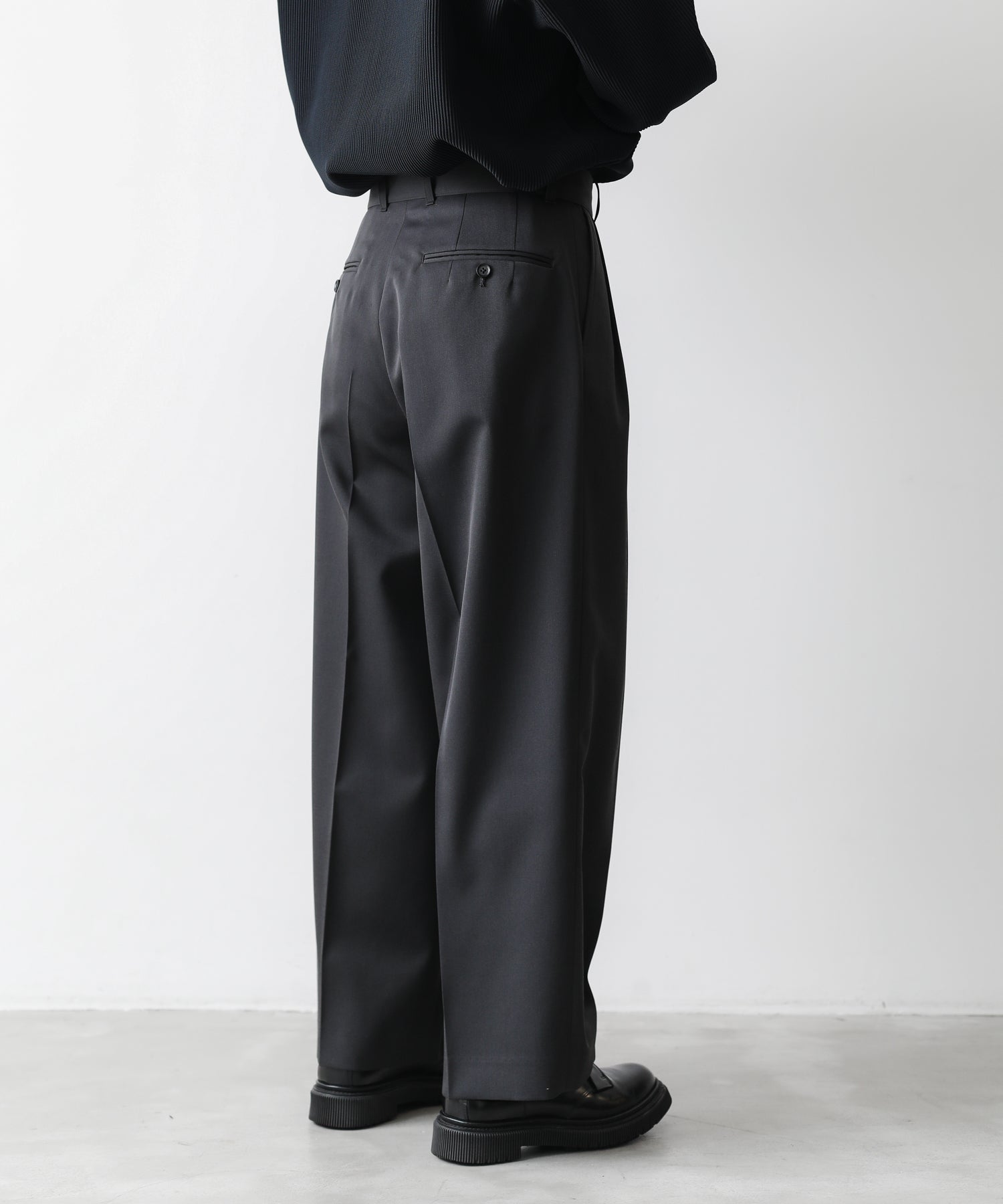 【Stein】Wide Straight Trousers
