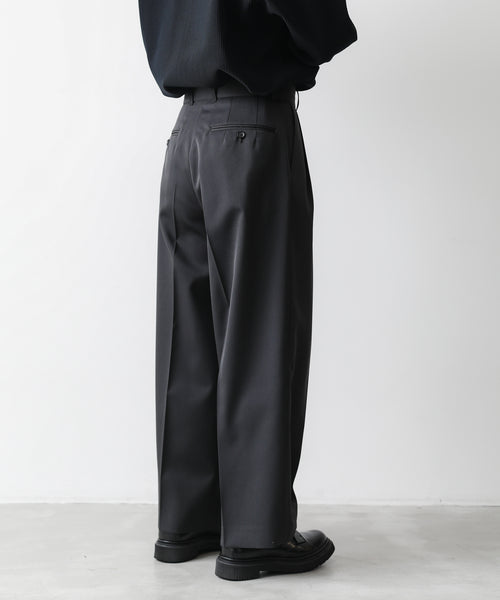 stein】BELTED WIDE STRAIGHT TROUSERS | 公式通販サイト session