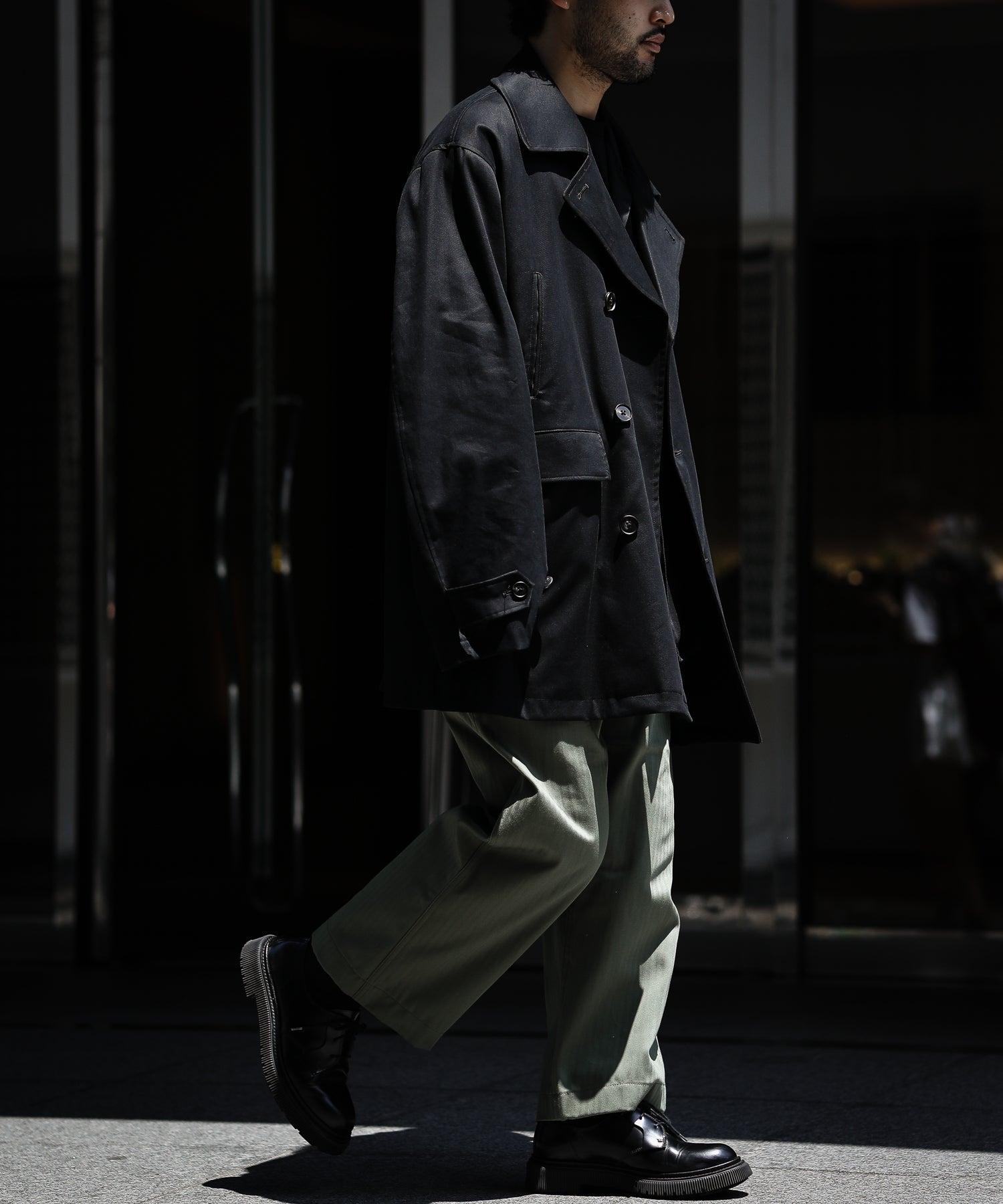 特別プライス 22AW stein OverSized Double Trench coat | ochge.org