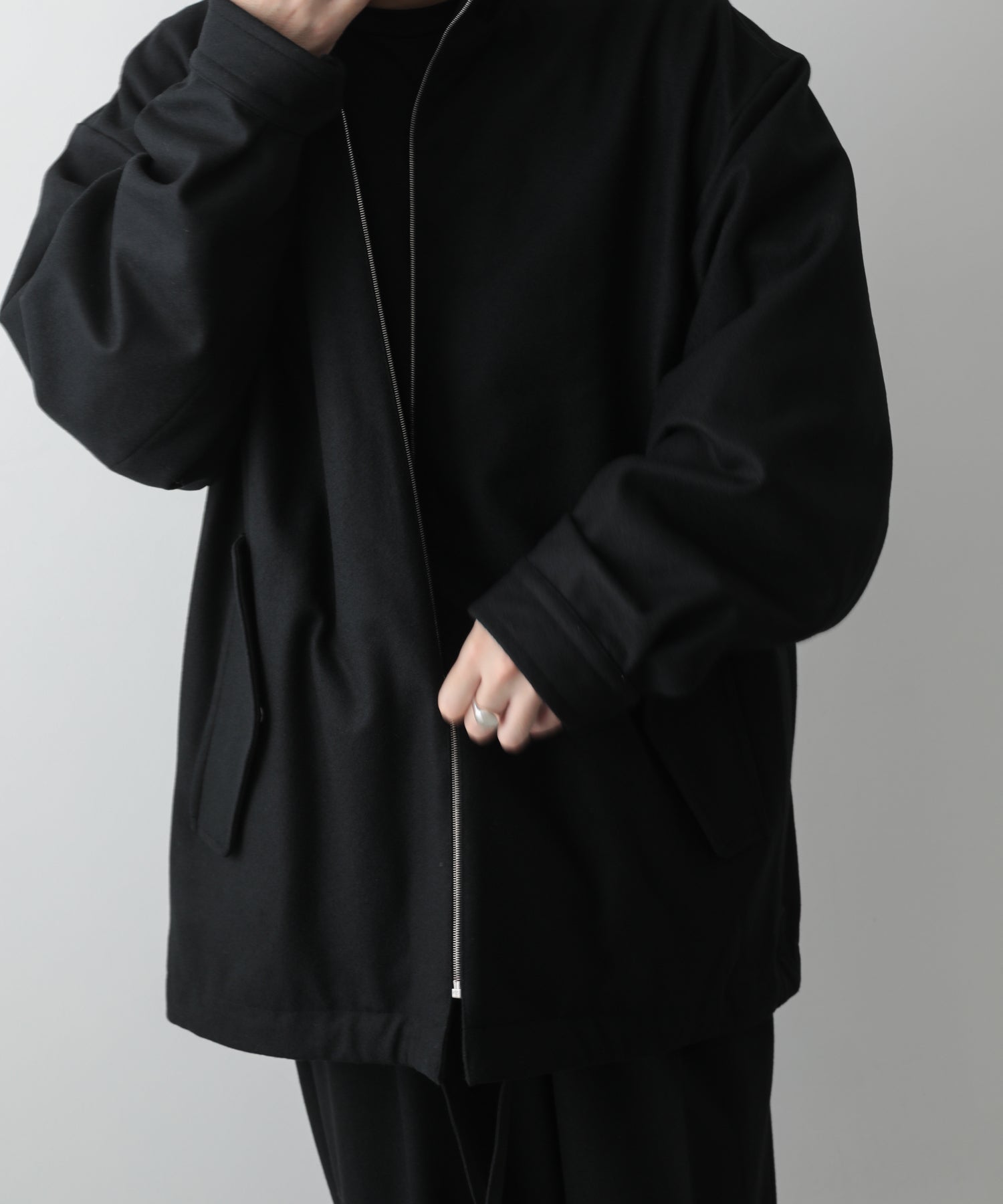 stein】MELTON ZIP HALF COAT | 公式通販サイト session(セッション)