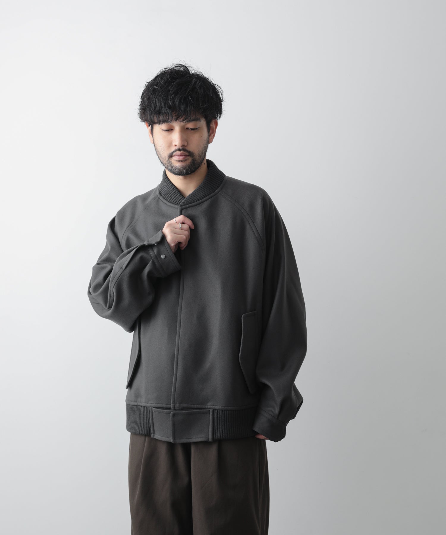 stein】OVERSIZED MELTON STUDIUM JACKET | 公式通販サイト session