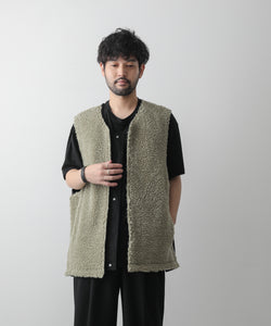 stein】WOOL BOA REVERSIBLE VEST | 公式通販サイト session(セッション)