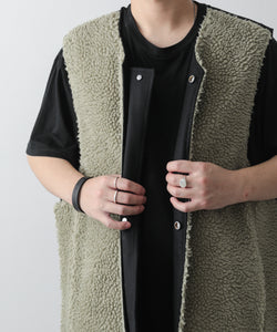 stein】WOOL BOA REVERSIBLE VEST | 公式通販サイト session(セッション)