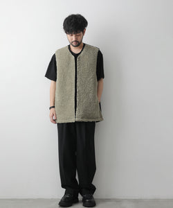 stein Wool Boa Reversible Vest 新品•未使用