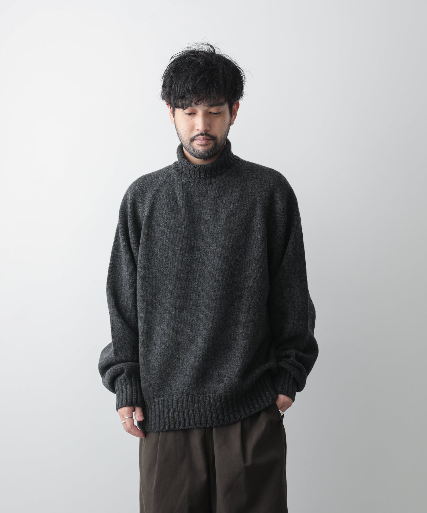 stein】EX FINE LAMBS LOOSE HIGH NECK KNIT LS | 公式通販サイト 