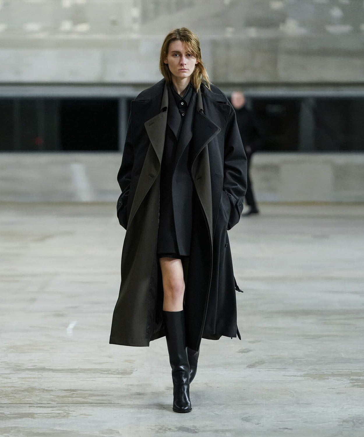 22AW stein OverSized Double Trench coat