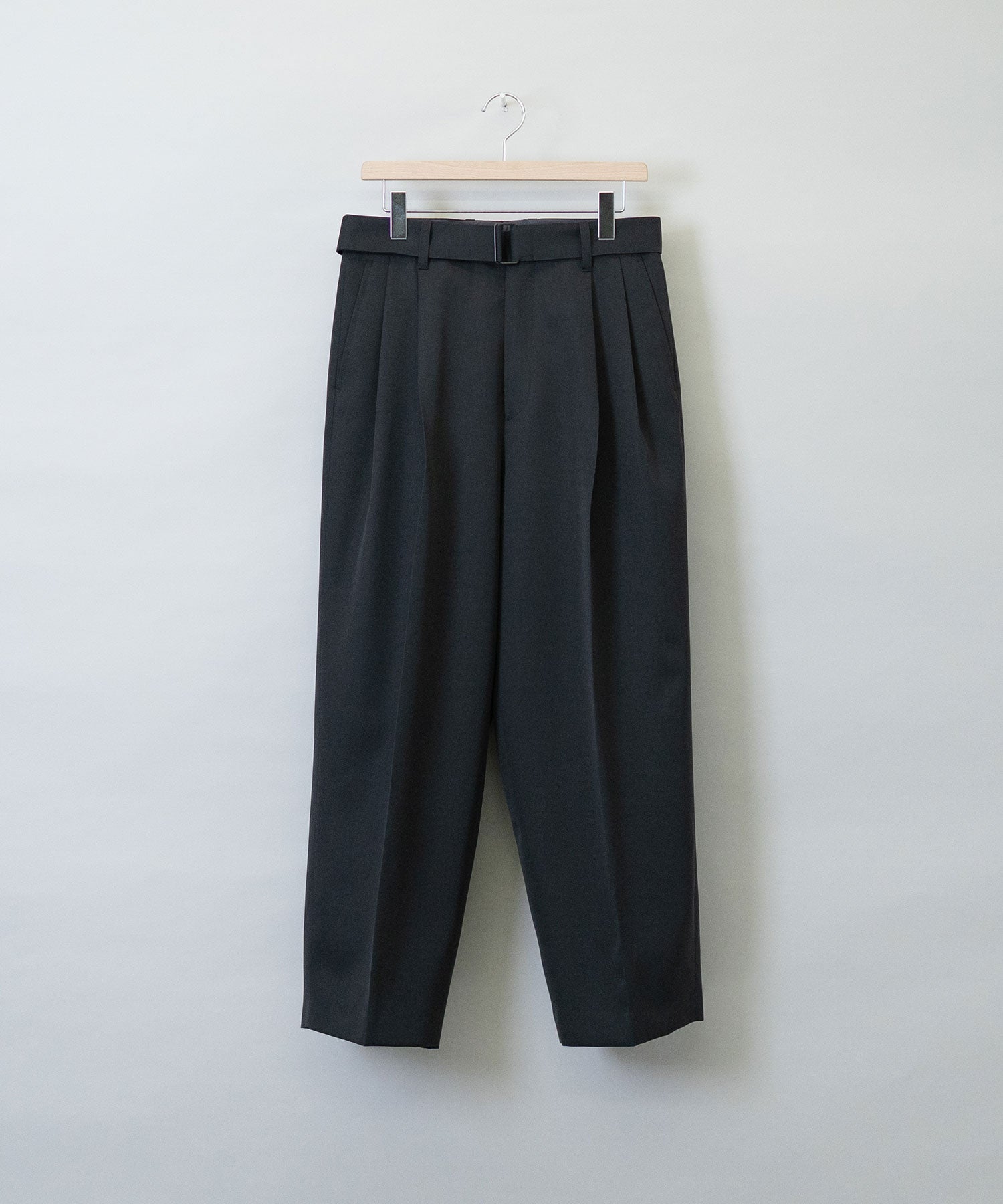 stein】BELTED WIDE STRAIGHT TROUSERS | 公式通販サイト session