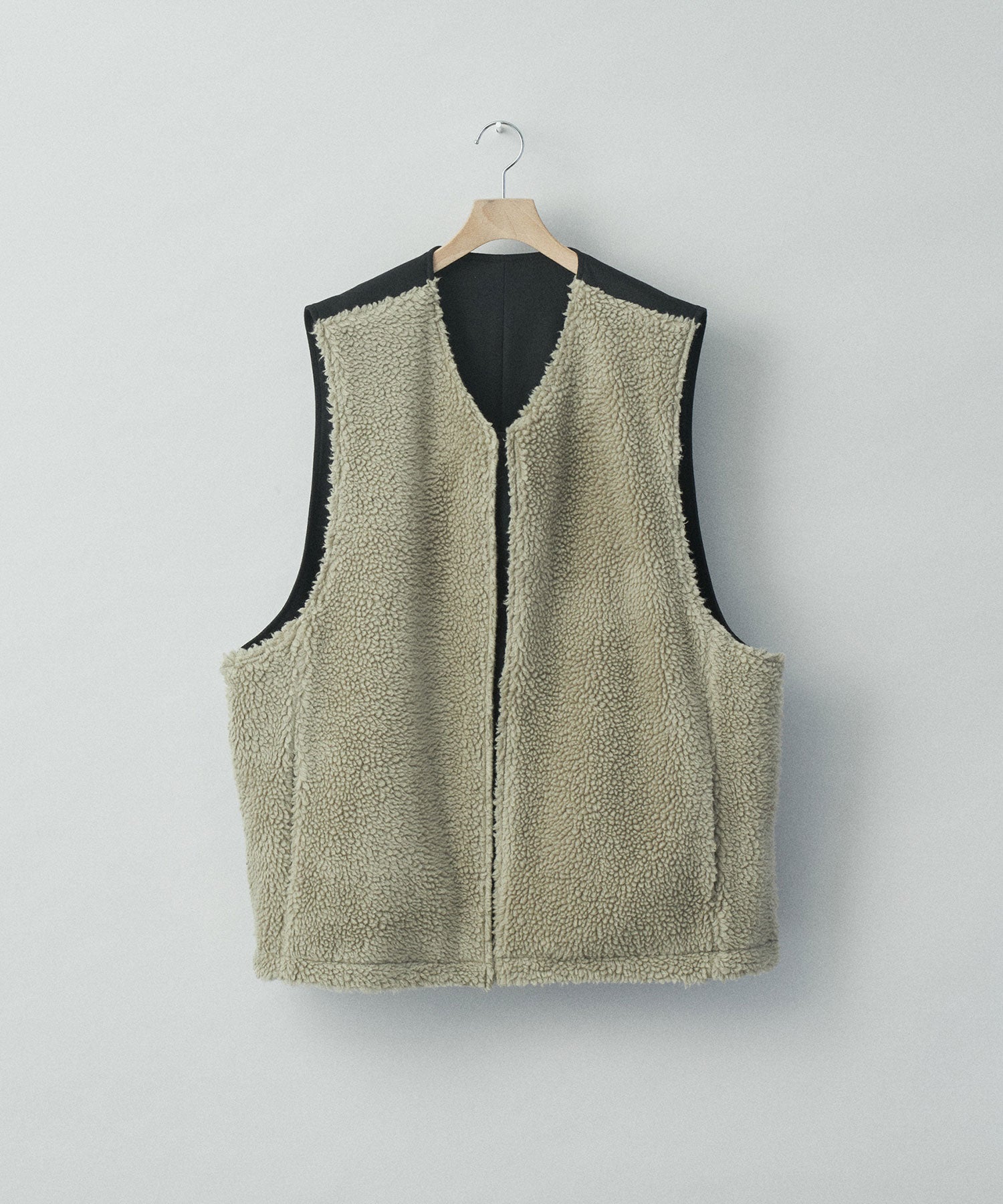 stein Wool Boa Reversible Vest 新品•未使用